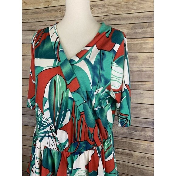 Rebdolls Plus 4X NWT Cross Front Babydoll Blouse - Picture 2 of 9